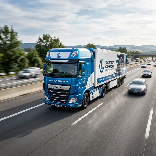 شاحنات نقل لوجستية